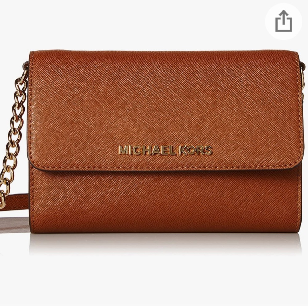 Michael Kors Jet Set Travel Large Phone Crossbody Purse